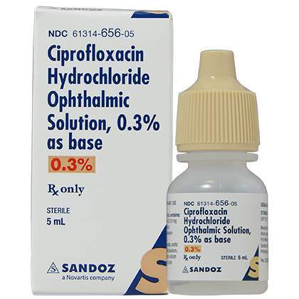 Ciprofloxacin hydrochloride: cautions